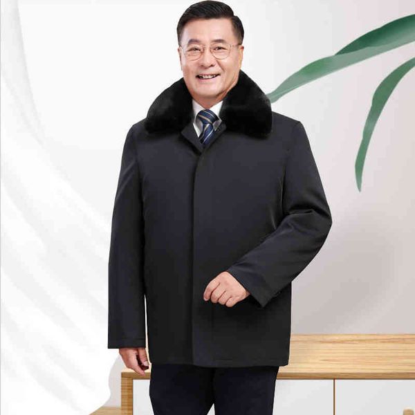 kemonda new father's wool collar middle-aged and elderly cotton padded coat thickened detachable liner nick men's wear, Black
kemonda new father's wool collar middle-aged and elderly cotton padded coat thickened detachable liner nick men's wear, Black