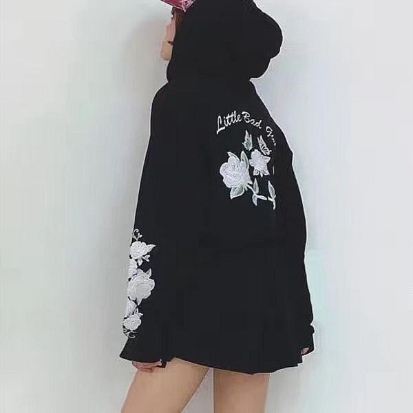 wholesale- pink japanese harajuku punk gothic 2021 k- one spo embroidery rose cropped little and vintage women hoodies qkdns, Black
wholesale- pink japanese harajuku punk gothic 2021 k- one spo embroidery rose cropped little and vintage women hoodies qkdns, Black