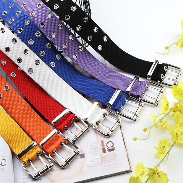 belts fashion canvas belt casual double hollow out holes buckle adjustable waistband soild beautiful waist smooth women's, Black;brown
belts fashion canvas belt casual double hollow out holes buckle adjustable waistband soild beautiful waist smooth women's, Black;brown