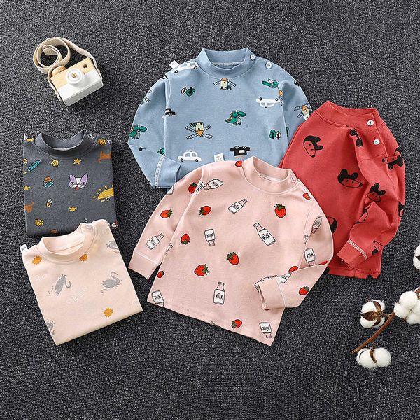 autumn t-shirt long sleeve children's spring cotton base shirt boys' and girls' korean baby top, Black;white
autumn t-shirt long sleeve children's spring cotton base shirt boys' and girls' korean baby top, Black;white