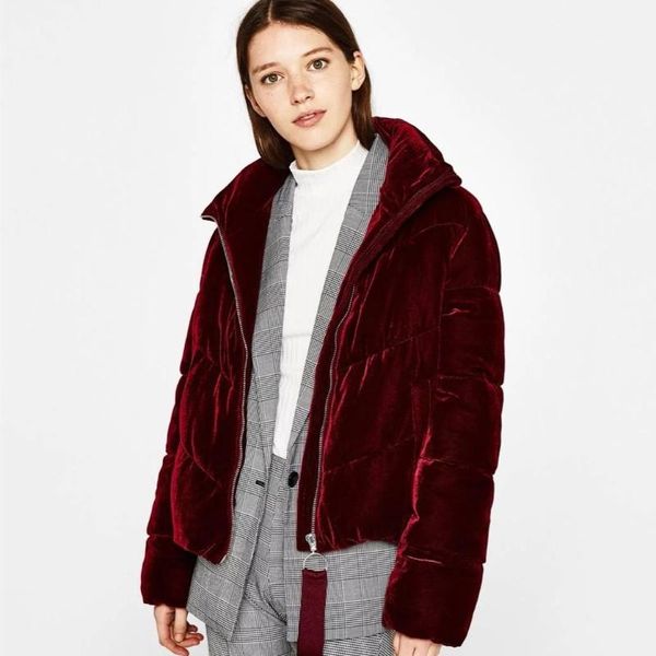 women's jackets a0928t6 europe and america 2021 winter leisure velvet cotton coat 1156, Black;brown
women's jackets a0928t6 europe and america 2021 winter leisure velvet cotton coat 1156, Black;brown