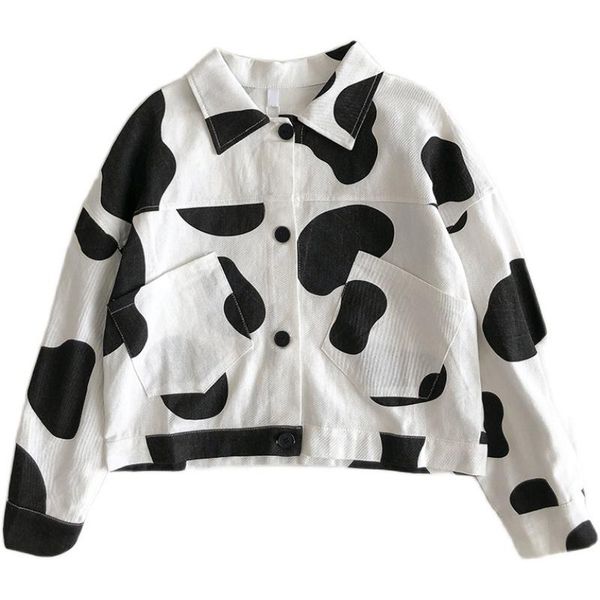 magma kawaii cow print denim jacket spring autumn women fashion coat outwear jean jacket chic casual oversize 2021, Black;brown
magma kawaii cow print denim jacket spring autumn women fashion coat outwear jean jacket chic casual oversize 2021, Black;brown