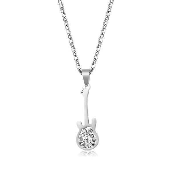 pendant necklaces dainty full crystal musical violin necklace stainless steel chain music fashion jewelry gifts for women girls graduation, Silver
pendant necklaces dainty full crystal musical violin necklace stainless steel chain music fashion jewelry gifts for women girls graduation, Silver