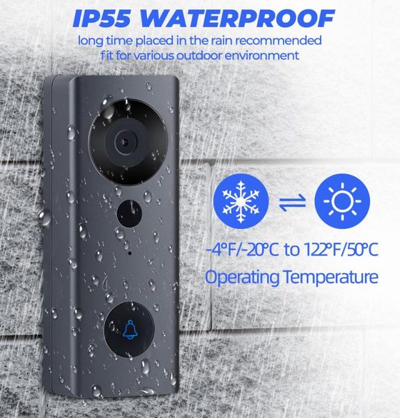 tuya 1080p wireless doorbell camera doorbell with camera wifi battery system ring wireless video tuya
tuya 1080p wireless doorbell camera doorbell with camera wifi battery system ring wireless video tuya