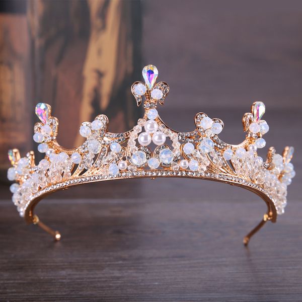 trendy wedding hair accessories color rhinestone crystal wedding crown party princess crown bridal headdress and crown handmadedio chan cont, White;golden
trendy wedding hair accessories color rhinestone crystal wedding crown party princess crown bridal headdress and crown handmadedio chan cont, White;golden