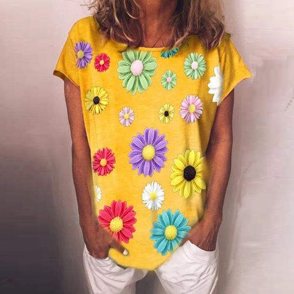 2021 New Female Flower Print Shirt Will See Women's Retro T-shirt Short Plus Size U2ye, White
2021 New Female Flower Print Shirt Will See Women's Retro T-shirt Short Plus Size U2ye, White