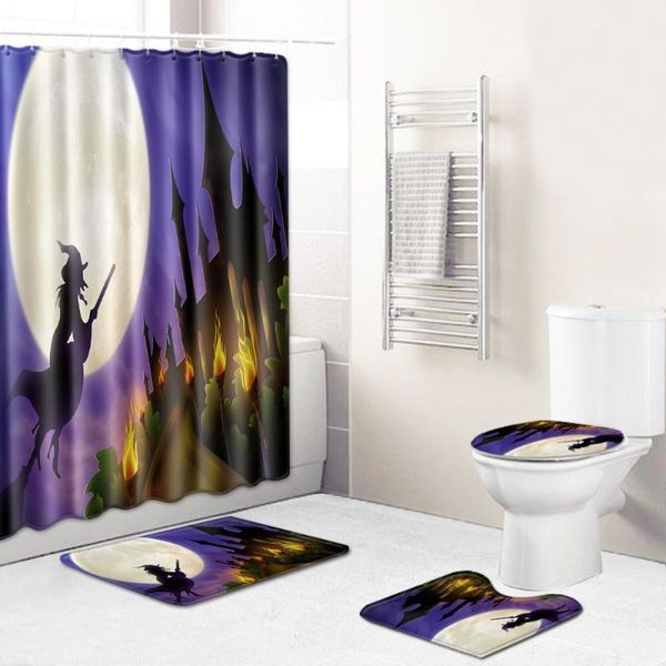shower curtains halloween print curtain 4 piece carpet cover toilet bath mat pad set bathroom 12 hooks
shower curtains halloween print curtain 4 piece carpet cover toilet bath mat pad set bathroom 12 hooks