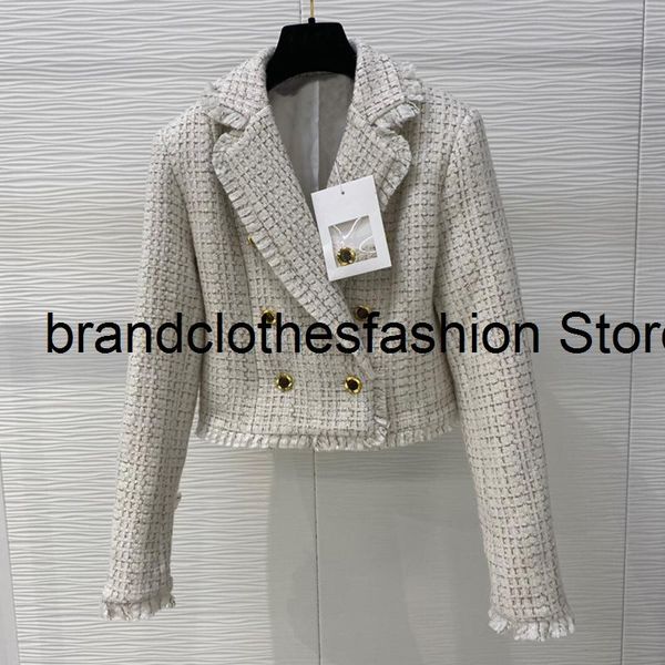 women's jackets ecru fashion wool knit position plaid tweed jacket women tassel double breasted short fringed coat lady 2021 au, Black;brown
women's jackets ecru fashion wool knit position plaid tweed jacket women tassel double breasted short fringed coat lady 2021 au, Black;brown