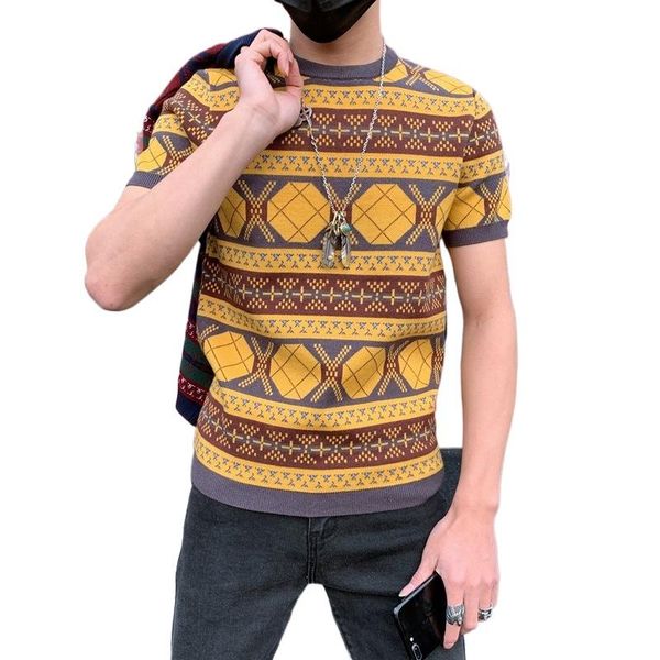 mens sweaters short sleeve knitted t shirt 2021 summer t-shirt harajuku hip hop streetwear fashion men's clothing, White;black
mens sweaters short sleeve knitted t shirt 2021 summer t-shirt harajuku hip hop streetwear fashion men's clothing, White;black