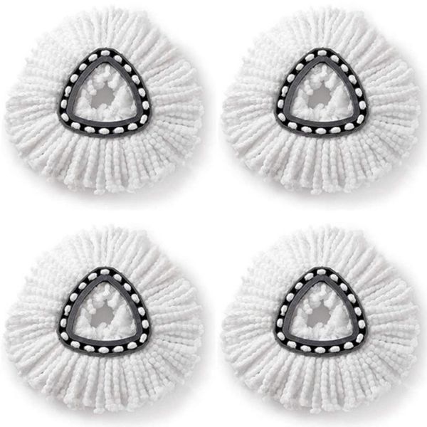 4 pcs rotating triangle cotton yarn mop head mop replacement cloth for o-cedarvileda
4 pcs rotating triangle cotton yarn mop head mop replacement cloth for o-cedarvileda