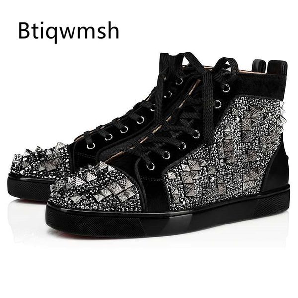 dress shoes 2021 rhinestone studded sneakers men round toe rivet lace-up flat male fashion loafer, Black
dress shoes 2021 rhinestone studded sneakers men round toe rivet lace-up flat male fashion loafer, Black