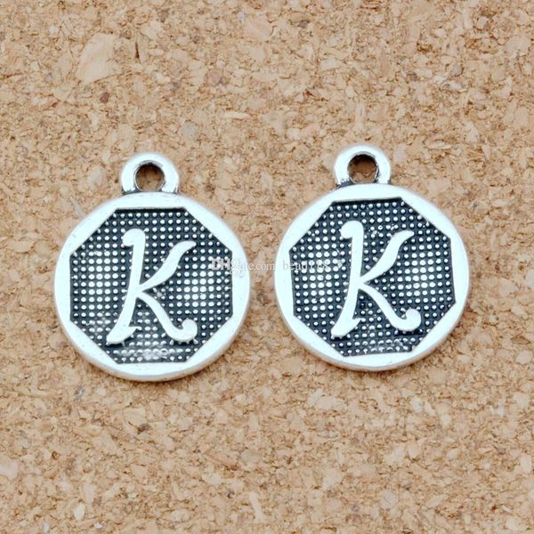 100pcs antique silver "k "alphabet initial alloy charms pendants for jewelry making bracelet necklace diy accessories 14.8x28.2mm, Bronze;silver
100pcs antique silver "k "alphabet initial alloy charms pendants for jewelry making bracelet necklace diy accessories 14.8x28.2mm, Bronze;silver
