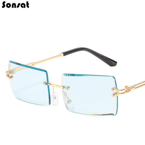 sunglasses square rectangle rimless women famous luxury fade color ocean film trendy sun glasses metal frameless eyeglasses, White;black
sunglasses square rectangle rimless women famous luxury fade color ocean film trendy sun glasses metal frameless eyeglasses, White;black