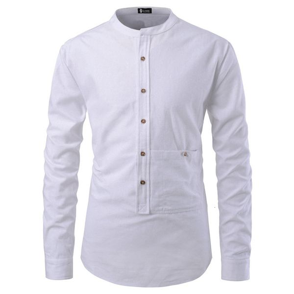 2021 blusas mens white autumn new long sleeve shirts for men man solid color mandarin collared pullover shirt chemise px8e, White;black
2021 blusas mens white autumn new long sleeve shirts for men man solid color mandarin collared pullover shirt chemise px8e, White;black