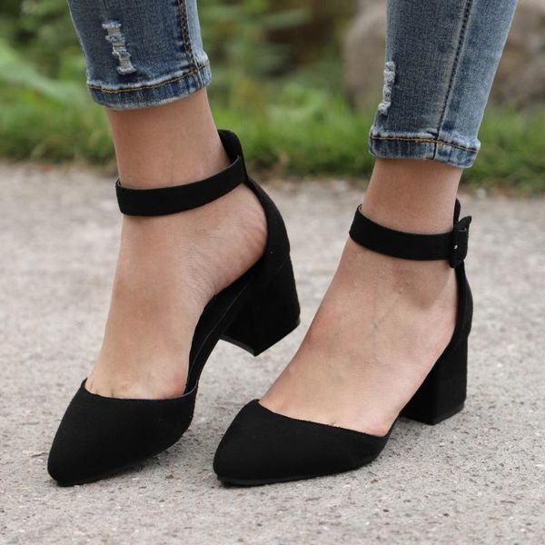dress shoes vogue pumps women nice pointed toe party single buckle shallow high heels pump zapatos mujer tacon, Black
dress shoes vogue pumps women nice pointed toe party single buckle shallow high heels pump zapatos mujer tacon, Black