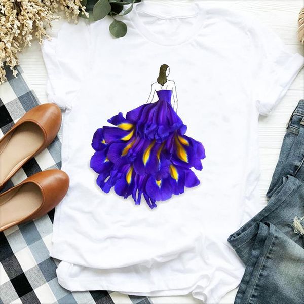 floral elegant streetwear cute womens 90s print tee clothes female graphic, White
floral elegant streetwear cute womens 90s print tee clothes female graphic, White