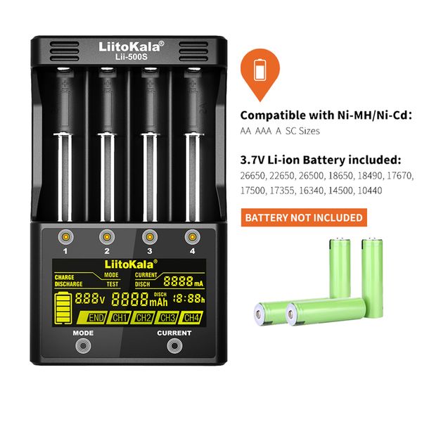 check the pack lii-500s lii-500 lii-pd4 lii-202 lii-402 lii-s2 lii-s4 18650 batteries charger for 26650 16340 rechareable battery
check the pack lii-500s lii-500 lii-pd4 lii-202 lii-402 lii-s2 lii-s4 18650 batteries charger for 26650 16340 rechareable battery