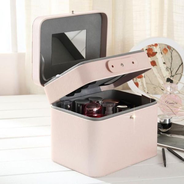 storage boxes & bins double layer cosmetic box makeup organizer pu dskportable case large capacity bag
storage boxes & bins double layer cosmetic box makeup organizer pu dskportable case large capacity bag