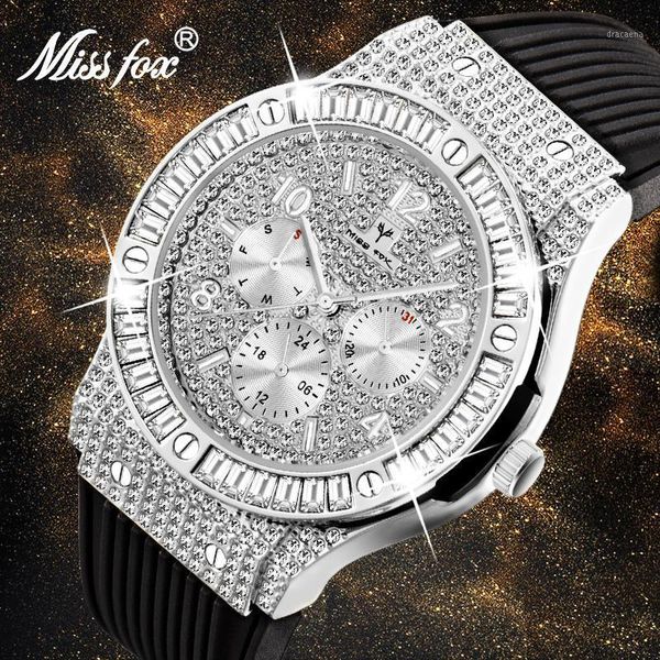 wristwatches missfox brand men watches business quartz watch men's premium rubber strap 30m waterproof date relogio masculino, Slivery;brown
wristwatches missfox brand men watches business quartz watch men's premium rubber strap 30m waterproof date relogio masculino, Slivery;brown
