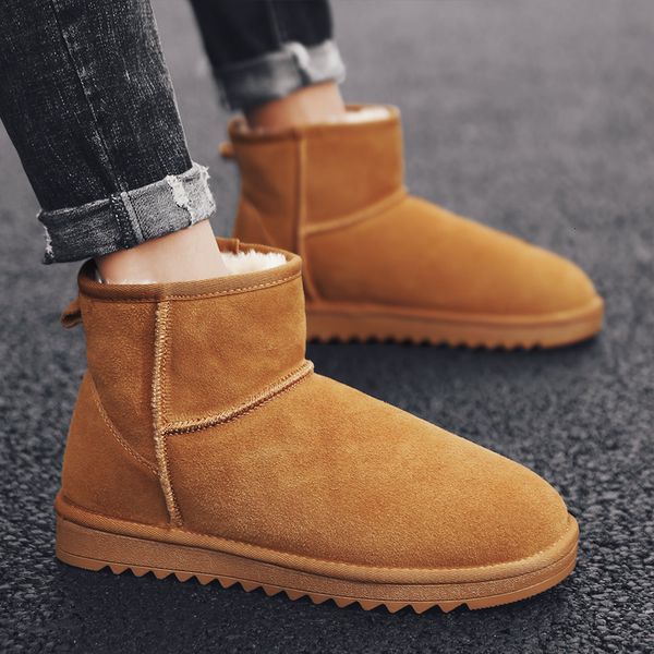 2019 winter men's leather oversized snow plush warm couple cotton shoes wo boots, Black
2019 winter men's leather oversized snow plush warm couple cotton shoes wo boots, Black