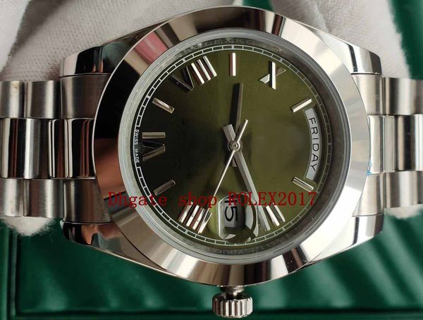 blue green white men's sport wristwatches day-date 228206 40mm stainless steel 316l rome dial 2813 movement automatic mens watches, Slivery;brown
blue green white men's sport wristwatches day-date 228206 40mm stainless steel 316l rome dial 2813 movement automatic mens watches, Slivery;brown