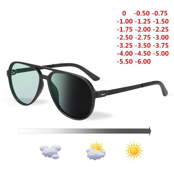 fashion sunglasses frames tr90 eyeglasses frame pochromism prescription glasses chameleon myopia with degree 0 -0.50 -1.0 -1.25 -1.5 to -6.0, Black
fashion sunglasses frames tr90 eyeglasses frame pochromism prescription glasses chameleon myopia with degree 0 -0.50 -1.0 -1.25 -1.5 to -6.0, Black