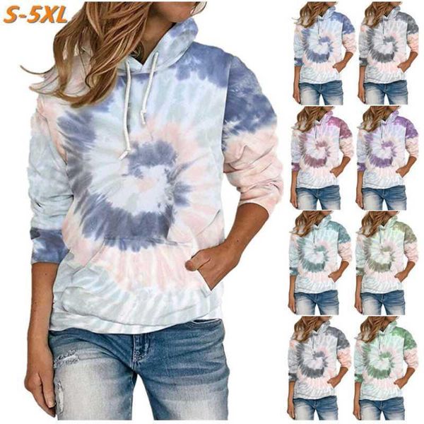 women's hoodies & sweatshirts fashion casual long sleeve tie-dye print gradient ladies autumn personalized oversized, Black
women's hoodies & sweatshirts fashion casual long sleeve tie-dye print gradient ladies autumn personalized oversized, Black