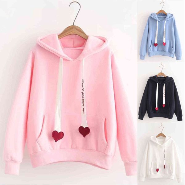 women's hoodies harajuku hooded autumn winter oversized hoodie sweatshirt pullover long sleeved sweatshirts woman clothes y1118, Black
women's hoodies harajuku hooded autumn winter oversized hoodie sweatshirt pullover long sleeved sweatshirts woman clothes y1118, Black