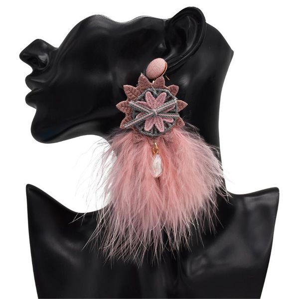 dangle & chandelier romantic pink green grey feather earrings for women acrylic beads handmade cloth drop earring bridal wedding party jewel, Silver
dangle & chandelier romantic pink green grey feather earrings for women acrylic beads handmade cloth drop earring bridal wedding party jewel, Silver
