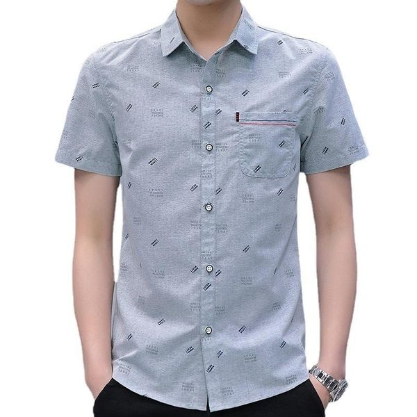 men's casual shirts shirt simplicity youth all-match cardigan short sleeve letters printing lapel trend handsome slim holiday, White;black
men's casual shirts shirt simplicity youth all-match cardigan short sleeve letters printing lapel trend handsome slim holiday, White;black