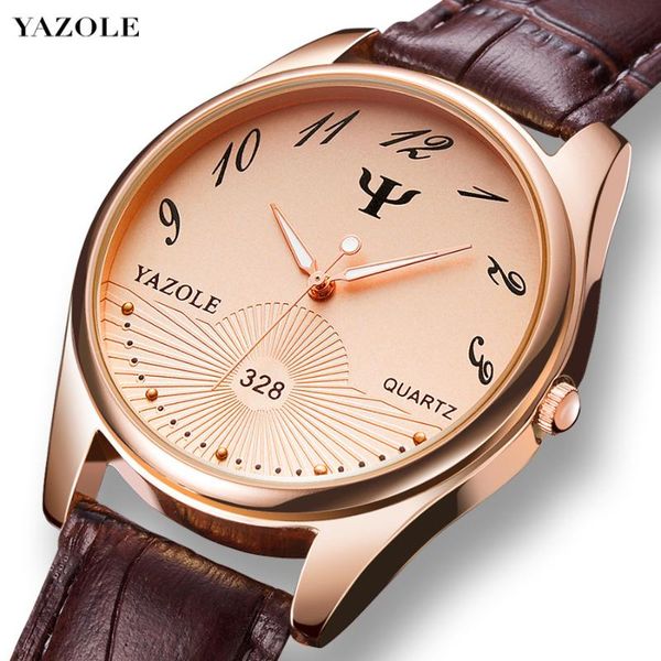 wristwatches yazole fashion sport mens watches military leather band quartz wrist watch for man simple stlye male clock reloj hombre, Slivery;brown
wristwatches yazole fashion sport mens watches military leather band quartz wrist watch for man simple stlye male clock reloj hombre, Slivery;brown