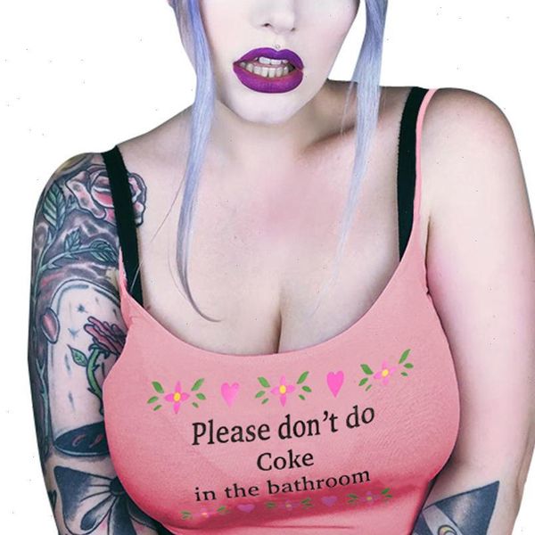 2019 fashion vest please dont do coke in the bathroom crop womens casual tank letter print vest halter camisole, White
2019 fashion vest please dont do coke in the bathroom crop womens casual tank letter print vest halter camisole, White