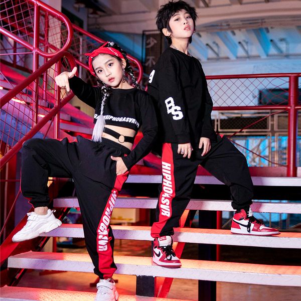 black hip hop costumes girls jazz clothes long sleeves sweatshirt sport pants for boys street dance show hip hop outfit vdb2999, Black;red
black hip hop costumes girls jazz clothes long sleeves sweatshirt sport pants for boys street dance show hip hop outfit vdb2999, Black;red