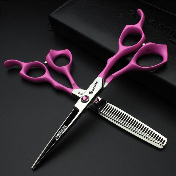 hair scissors 6.0" barber cutting & thinning salon professional stainless steel set pink
hair scissors 6.0" barber cutting & thinning salon professional stainless steel set pink