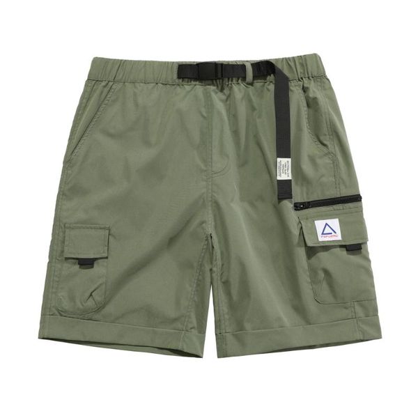 men's shorts multi-pocket cargo with belt mens summer safari style half pants casual loose knee-length men, White;black
men's shorts multi-pocket cargo with belt mens summer safari style half pants casual loose knee-length men, White;black