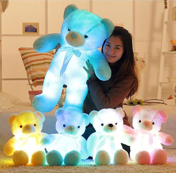 30cm 50cm bow tie teddy bear luminous bear doll with built-in led colorful light luminous function valentine's day gifts plush toys ty0
30cm 50cm bow tie teddy bear luminous bear doll with built-in led colorful light luminous function valentine's day gifts plush toys ty0