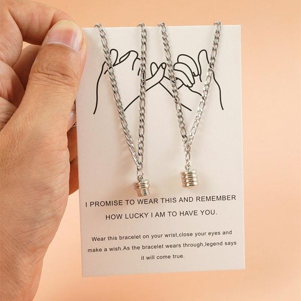 pendant necklaces 2pc magnet attracts couple necklace for women men choker lover stainless steel chain jewelry bijoux collie, Silver
pendant necklaces 2pc magnet attracts couple necklace for women men choker lover stainless steel chain jewelry bijoux collie, Silver