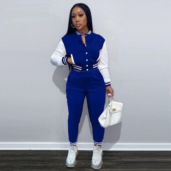 women's two piece pants set bomber jackets trousers suits casual office lady patchwork zipper tracksuits sportwear crop leggings plus s, White
women's two piece pants set bomber jackets trousers suits casual office lady patchwork zipper tracksuits sportwear crop leggings plus s, White