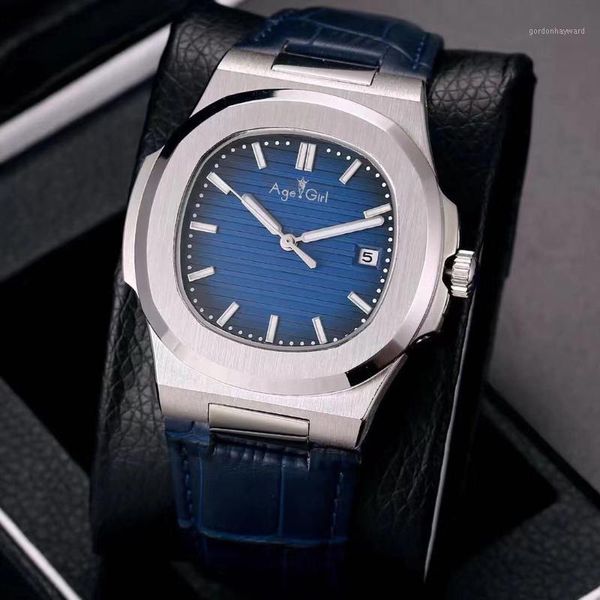 classic automatic mechanical men watch silver sapphire stainless steel transparent grey blue black leather + wristwatches, Slivery;brown
classic automatic mechanical men watch silver sapphire stainless steel transparent grey blue black leather + wristwatches, Slivery;brown