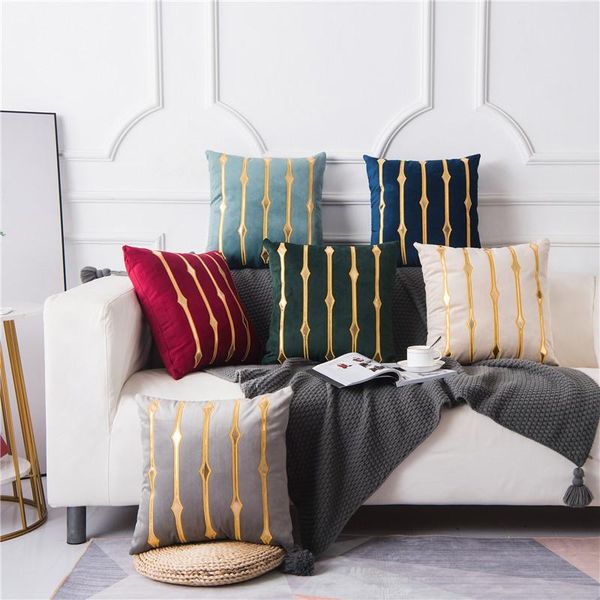 cushion/decorative pillow luxury bronzing cushion cover 45x45 stripe golden pillowcases sofa cushions decorative throw pillows red grey
cushion/decorative pillow luxury bronzing cushion cover 45x45 stripe golden pillowcases sofa cushions decorative throw pillows red grey
