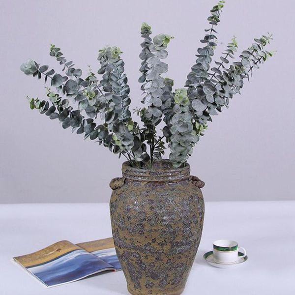 1pc artificial flower attrractive decoration plastic 3 branches eucalyptus leaf fake plant for wedding
1pc artificial flower attrractive decoration plastic 3 branches eucalyptus leaf fake plant for wedding