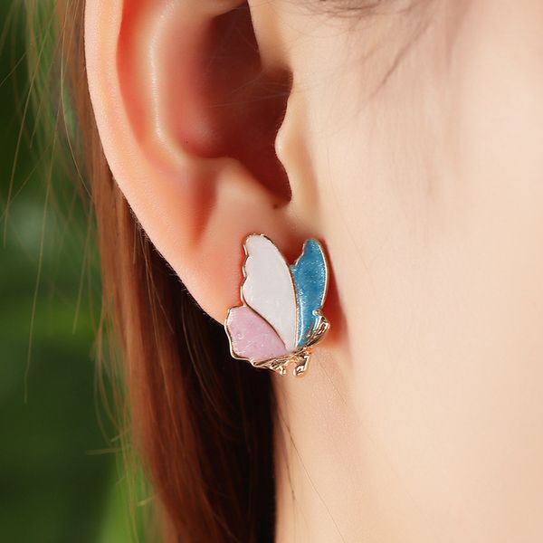 ez2961 jewelry fashion dream sweet delicate oil dripping butterfly earrings, Silver
ez2961 jewelry fashion dream sweet delicate oil dripping butterfly earrings, Silver