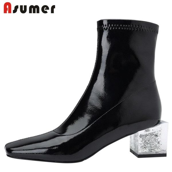 boots asumer 2022 moden comfortable fashion ankle zipper casual women winter hand made simple genuine leather shoes, Black
boots asumer 2022 moden comfortable fashion ankle zipper casual women winter hand made simple genuine leather shoes, Black