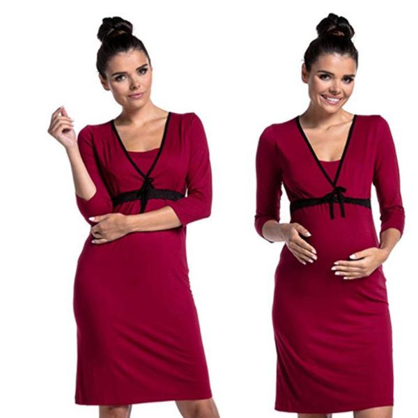 wusemeitian maternity dresses lace deep v-neck breastfeeding nightgown pregnant women nursing dress fashion sleepwear summer, White
wusemeitian maternity dresses lace deep v-neck breastfeeding nightgown pregnant women nursing dress fashion sleepwear summer, White