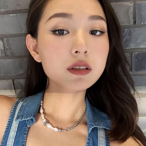 chokers minority design irregular freshwater pearl splicing chain clavicle feminine necklace neck, Golden;silver
chokers minority design irregular freshwater pearl splicing chain clavicle feminine necklace neck, Golden;silver