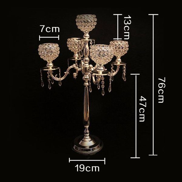 candle holders wedding candelabra centerpiece 5-arms crystal holder decoration 2pcs
candle holders wedding candelabra centerpiece 5-arms crystal holder decoration 2pcs