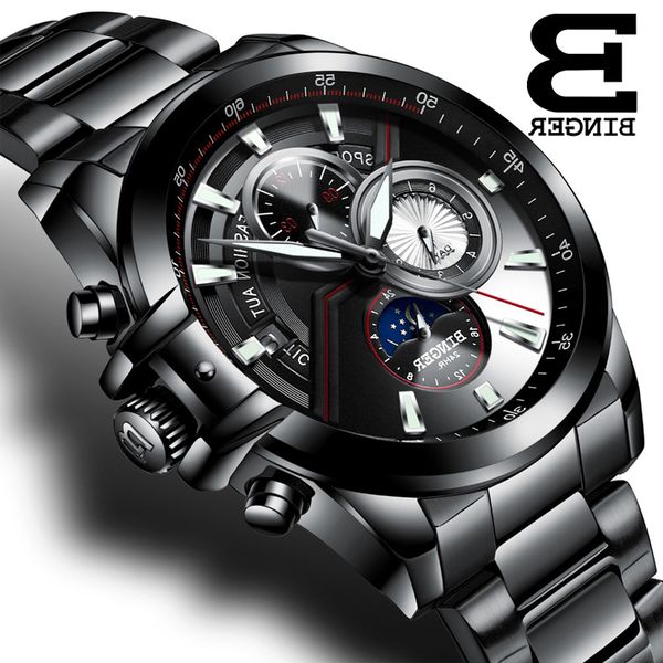 switzerland binger multifunction military automatic men mechanical watch calendar luminous waterproof watches mems, Slivery;brown
switzerland binger multifunction military automatic men mechanical watch calendar luminous waterproof watches mems, Slivery;brown