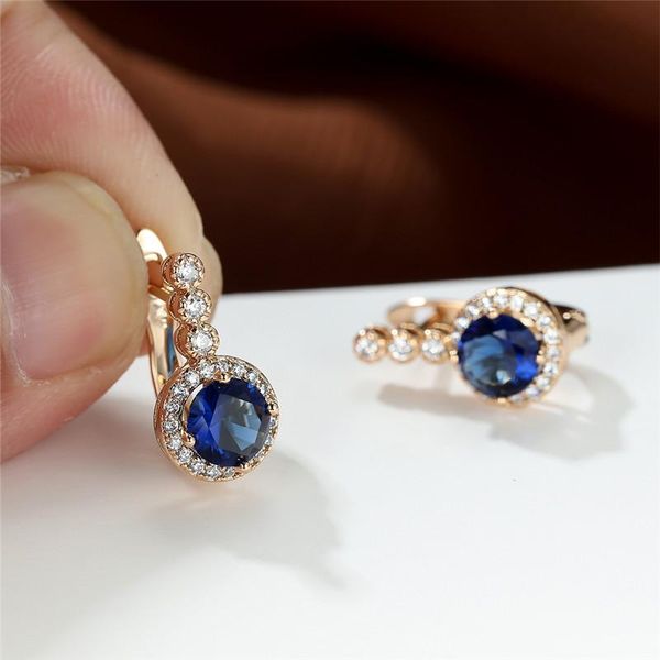 hoop & huggie rose gold color small earrings cute aqua blue zircon purple crystal round stone for women wedding jewelry, Golden;silver
hoop & huggie rose gold color small earrings cute aqua blue zircon purple crystal round stone for women wedding jewelry, Golden;silver