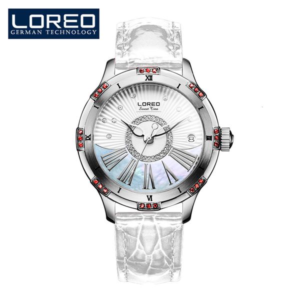 loreo luxury automatic sier white clock women waterproof ladies s brand learn relogio, Slivery;brown
loreo luxury automatic sier white clock women waterproof ladies s brand learn relogio, Slivery;brown
