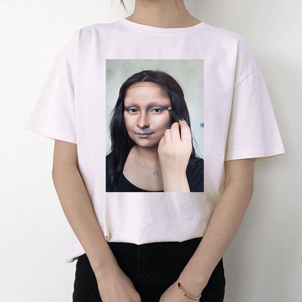 mona lisa harajuku aesthetic tshirt women spoof personality painting female t-shirt korean style women t-shirts, White
mona lisa harajuku aesthetic tshirt women spoof personality painting female t-shirt korean style women t-shirts, White